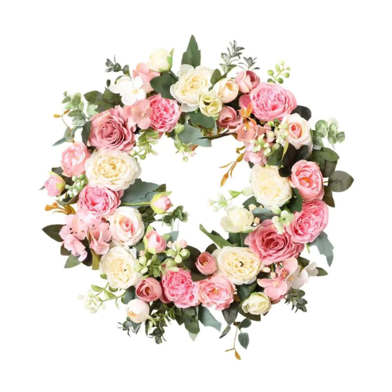 Serenable Künstlicher Blumenkranz für Ostern und Frühling in Mehrfarbig - Bild 2