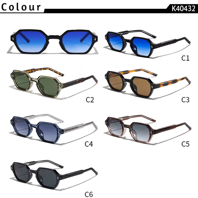 HBK Sonnenbrille Polygon, Vollrand, Kunststoff, Unisex - Bild 3
