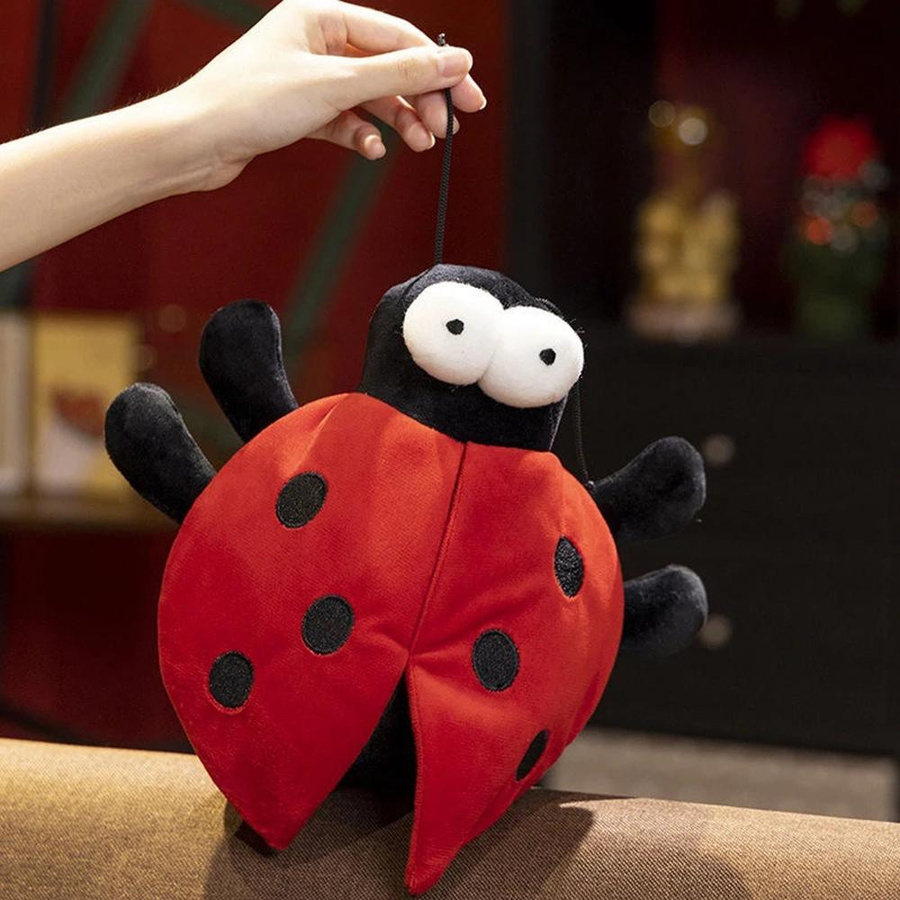 Marienkäfer Plüschtierpuppe 25cm mit großen Augen ab 3 Jahren - Bild 4