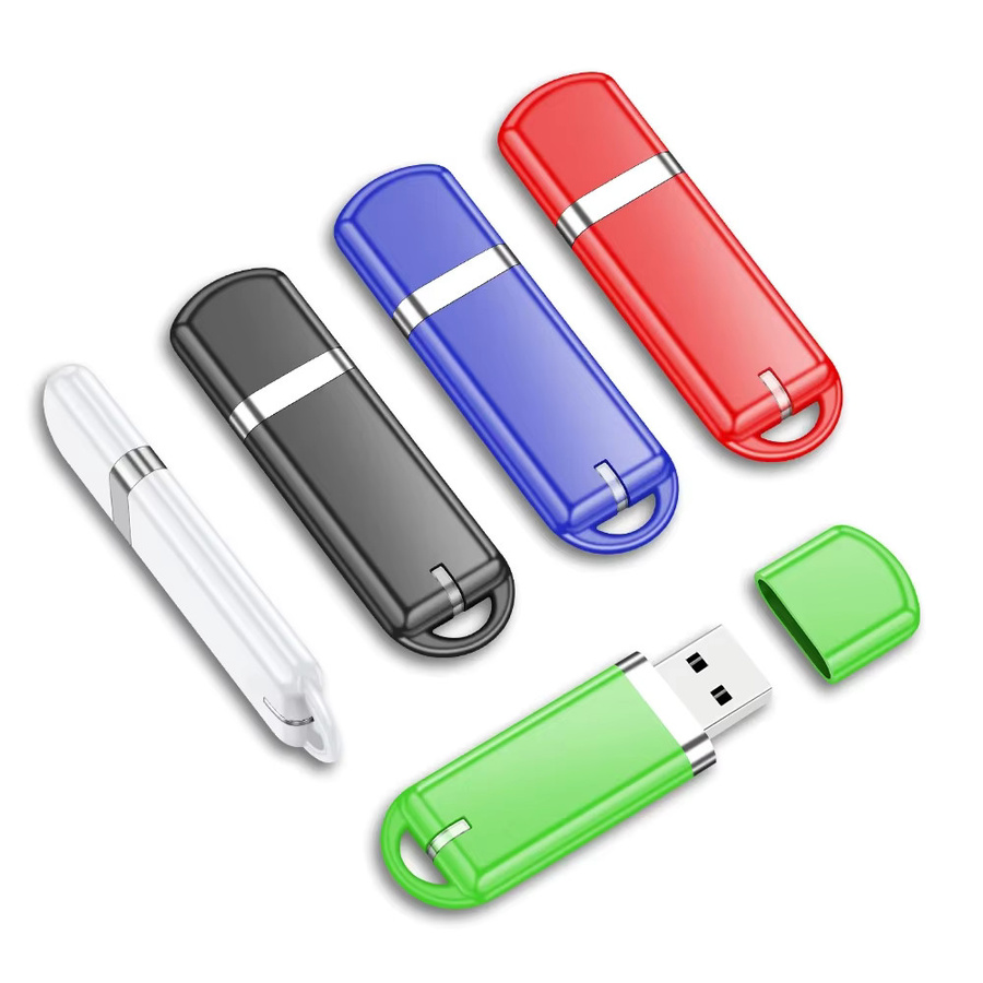 JASTER USB-Stick 64GB bunter USB-A Flash Drive in Plastikbox - Bild 1