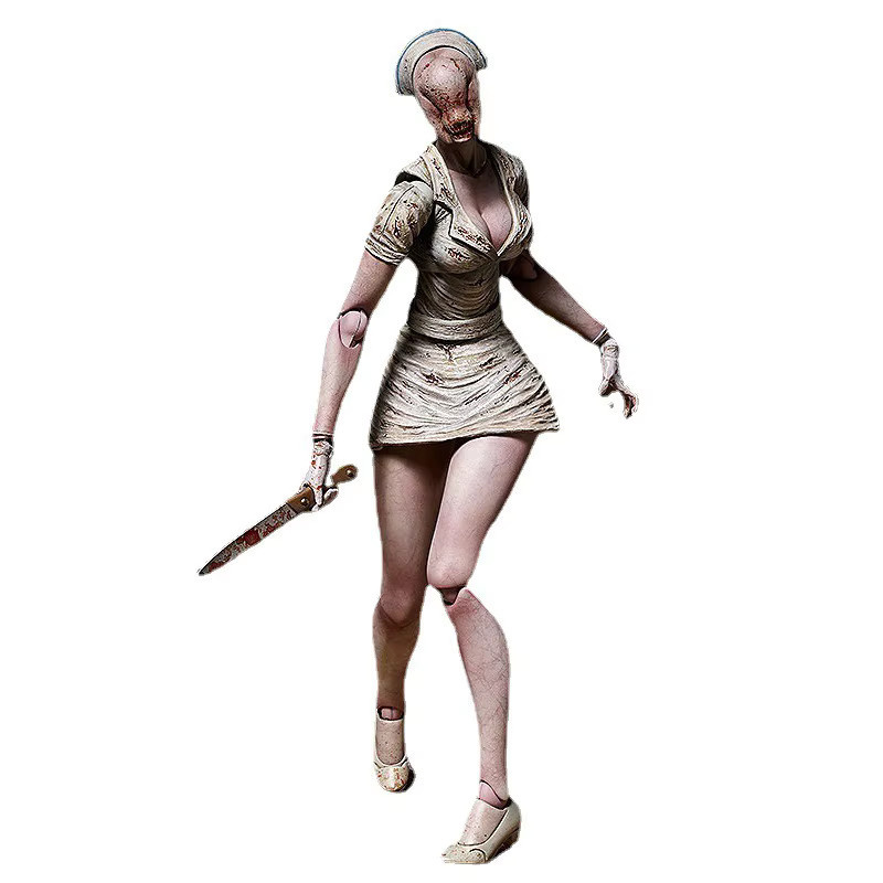 Bandai Silent Hill Actionfiguren Sammlerstücke Rote Pyramide und Bubble Head Nurse als artikulierte Desktop-Display-Modelle - Bild 2