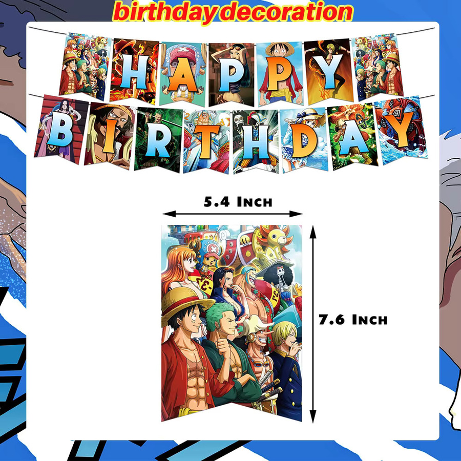 Bandai One Piece Luftballons, Anime Kinderballons, Partyzubehör - Bild 3