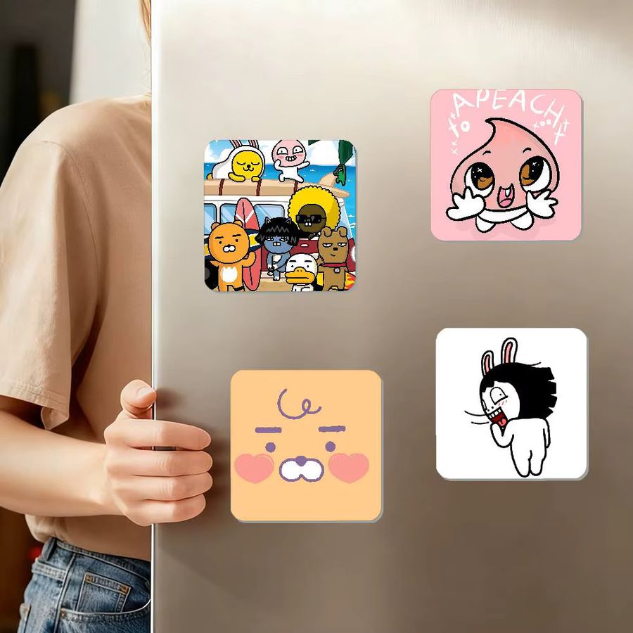 K-Kakao F-Friends quadratischer Kühlschrankmagnet-Aufkleber zur Personalisierung - Bild 4