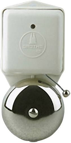 Grothe Klein-Läutewerk LTW 3371A Klingel 230V in Weiß und Silber mit 85dB - Bild 1
