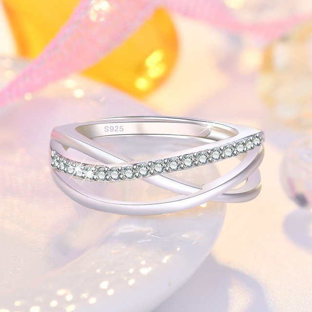 YDSMOSO Ring 925 Silber, Zirkonia, Damen - Bild 1