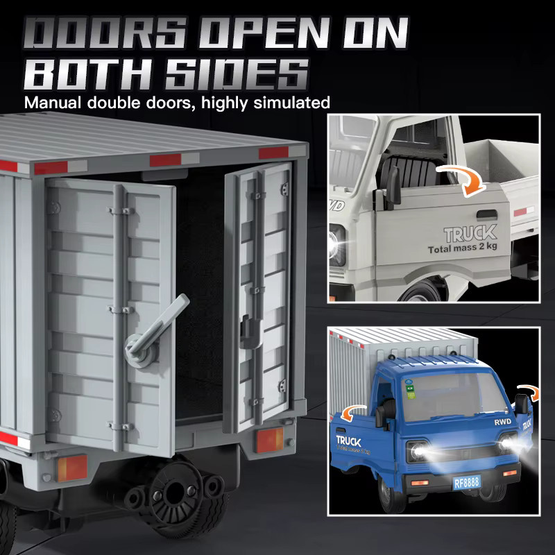 Kelaton RC Auto Drift-Kletter-Truck, 1:16 Maßstab, ferngesteuert, mit LED-Licht und Sprühfunktion - Bild 6