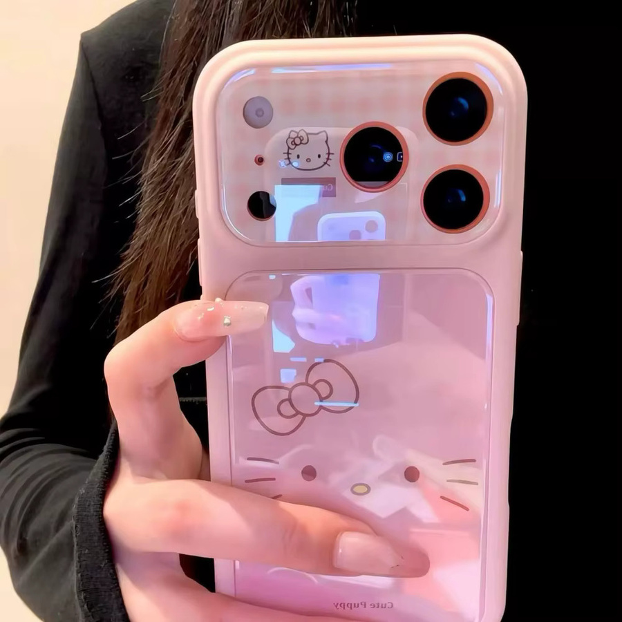 Sanrio Hello Kitty Handyhülle in Rosa mit Kameraschutz und stoßfester Schutzhülle für iPhone 17 Pro, 16, 15 und 14 Pro Max - Bild 2