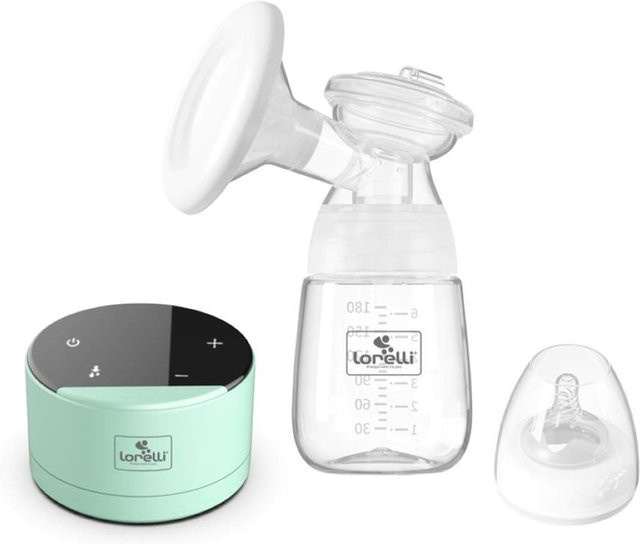 Lorelli elektrische Milchpumpe Daily Comfort mit Touchscreen, 180 ml, grün - Bild 1