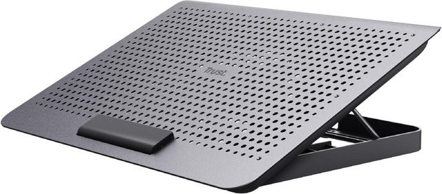 Trust Exto Eco Notebook-Ständer mit Kühlfunktion und Ventilator, grau, für Notebooks bis 40,6 cm (16 Zoll) - Bild 2