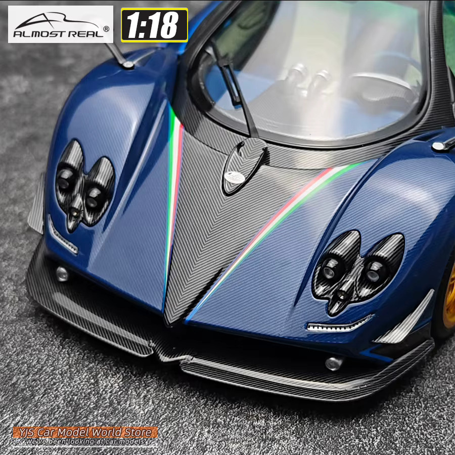 Almost Real Pagani Zonda Tricolore, Automodell, 1:18, Blau, Metall - Bild 4
