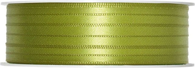 Halbach Satinband aus Polyester, Breite: 0,6 cm, Länge: 10 m, Hellgrün - Bild 1