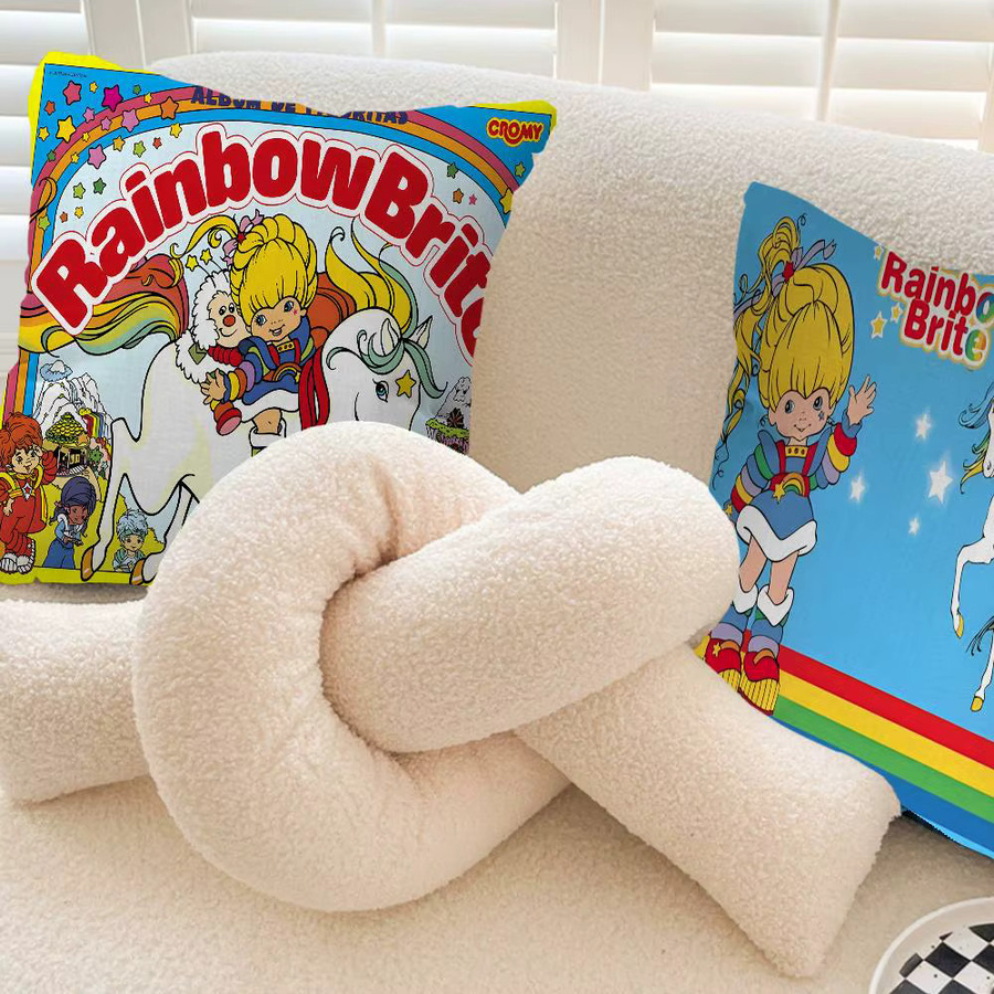 Personalisierbares Dekokissen Rainbow Brite Red Butler TV von Potdemiel, Mehrfarbig, B/H: 45 x 45 cm - Bild 3