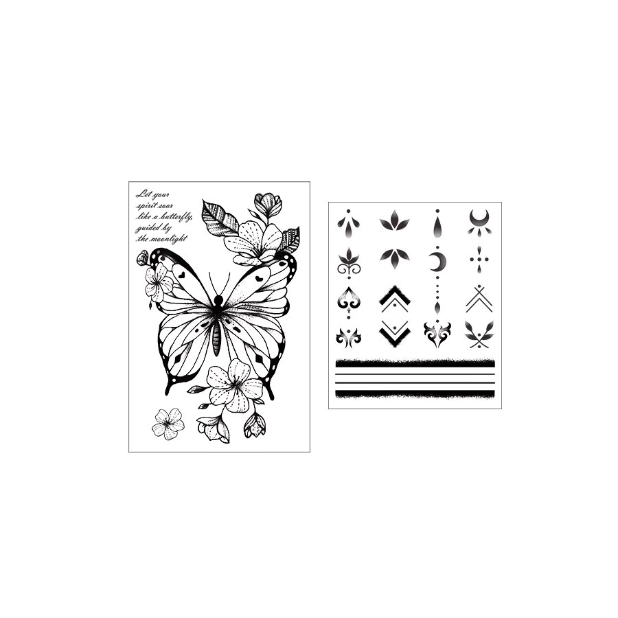 JKCODE TATTOO Semi-permanente Tattoos, Unisex - Bild 6