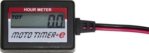 Motogroup Betriebsstundenzähler mit LCD Display in Schwarz, Ziffernhöhe 6,5mm - Bild 1
