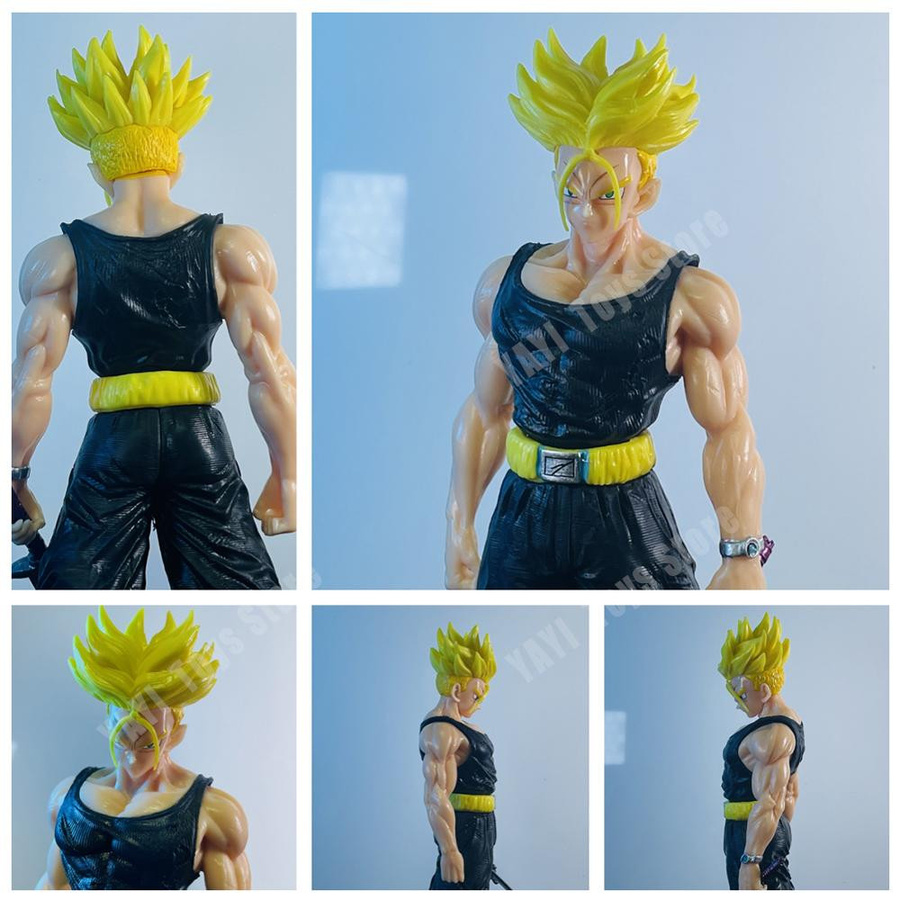 Fashnics Anime Dragon Ball Super Saiyajin Zukünftiger Trunks Figur aus PVC als Sammlermodell und Actionfigur - Bild 4