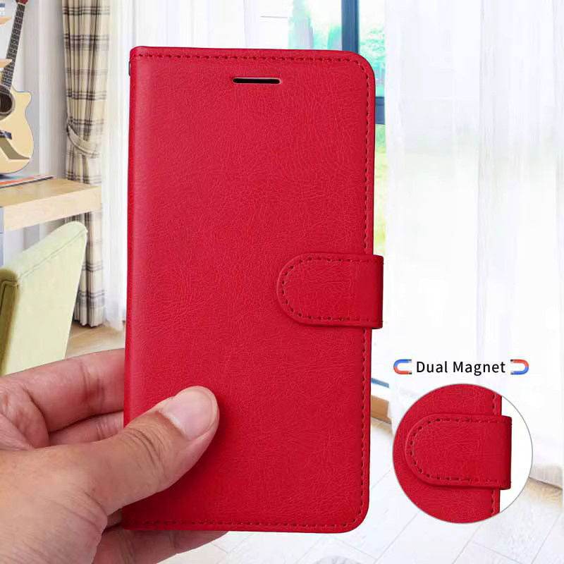 Tsimak Flip-Wallet Lederhülle für Realme C51 C53 C55 C61 C63 C65 C67 C71 C73 C75 C75X Note 50 und Oppo A18 A38 A58 4G A78 A79 A98 in Schwarz - Bild 3