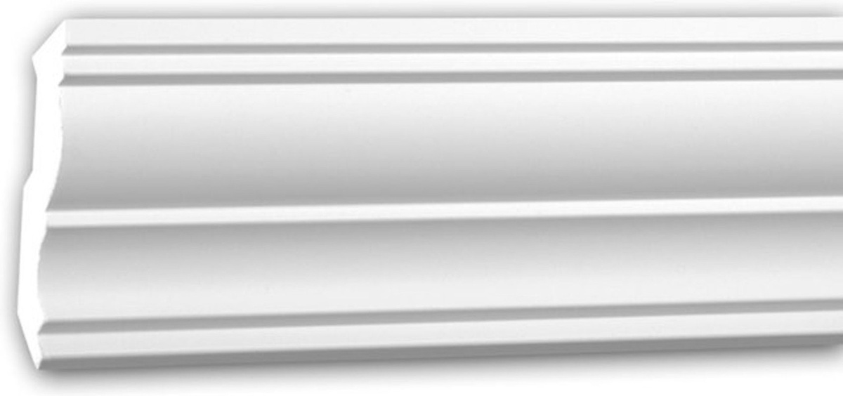 Profhome Decor Eckleiste Profhome 150288f Flexible Stuckleiste im Neo-klassizismus-Stil aus Kunststoff in Weiß, Länge: 2 m - Bild 1