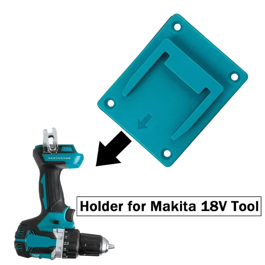Verbesserte Makita Akku-Halterung zur Wandmontage für 14,4-18 V Li-Ion Akkus - Bild 3