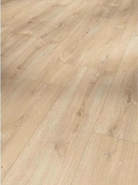 Parador Basic 600 Laminat Eiche Nova Hell Gekälkt Wasserfest in Beige und Braun - Bild 1