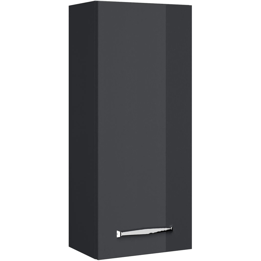 Pelipal Bad-Hängeschrank Trentino in Anthrazit Hochglanz mit Soft-Close-Türen und Regalböden, Breite: 30 cm, Höhe: 70 cm - Bild 2