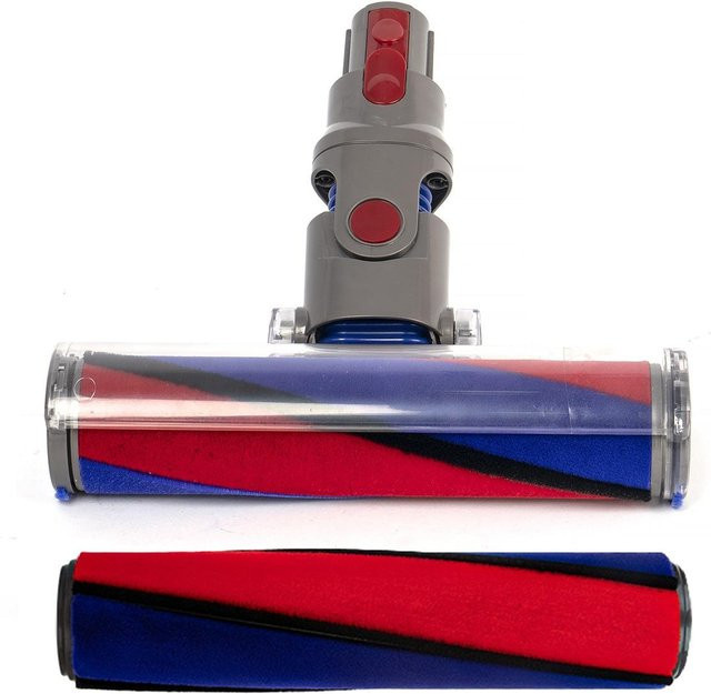 Dyson kompatibler Schnellwechsel-Saugkopf mit weicher Walze für Hartböden, passend für V7, V8, V10, V11 und V15, Multicolor - Bild 1