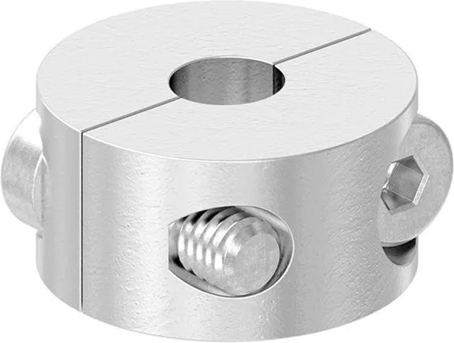 FeNau Rundklemme aus Edelstahl V4A für Seil Ø 6 mm in Silber - Bild 1