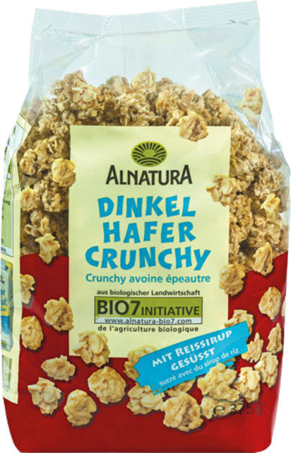 Alnatura Bio Dinkel-Hafer-Crunchy 375 g - Bild 1