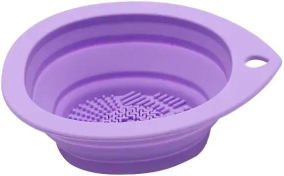 NATAWA Silikon-Make-up-Pinsel-Reiniger, violett, Unisex - Bild 1