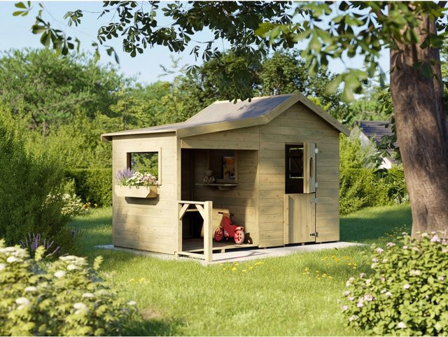 Prestige Garden Spielhaus Mailand aus kesseldruckimprägniertem Holz für Kinder - Bild 1
