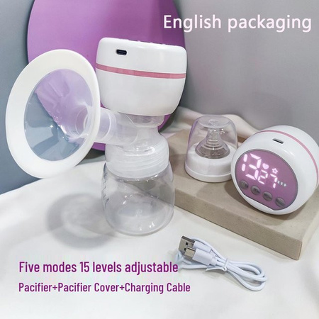 Chose One Elektrische Milchpumpe mit hoher Saugkraft und intelligenter variabler Frequenzmassage in Weiß