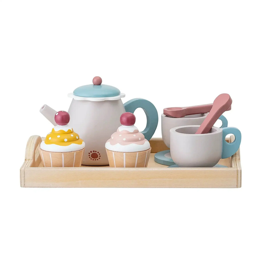 Bloomingville Mini Gentrim Teeservice Spielset Holz Mehrfarbig - Bild 1
