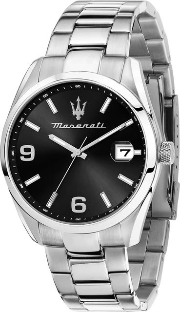 Maserati Armbanduhr Edelstahl, Quarz, Schwarz, 43 mm, Herren - Bild 1