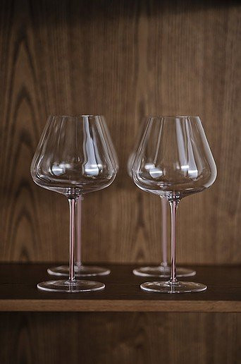 ELLISON Weinglas 4er-Pack transparent pink aus Glas - Bild 1