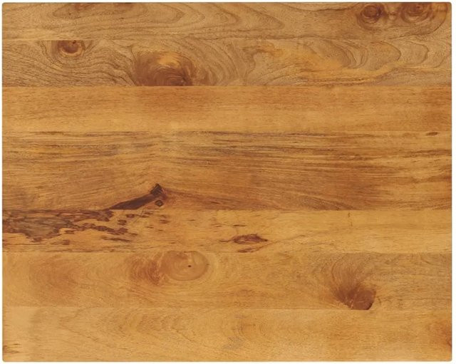 vidaXL Tischplatte aus Massivholz Mango in Braun, Rechteckig, B/T/H: 110 x 80 x 2,5 cm - Bild 1