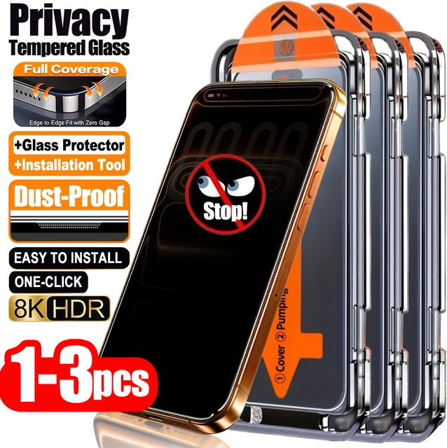 Sichtschutzfolie für Samsung Galaxy S26 S25 S24 Ultra Plus S20 FE A57 A17 A16 A56 A37 A36 A55 A35 A54 A07 in transparent - Bild 1