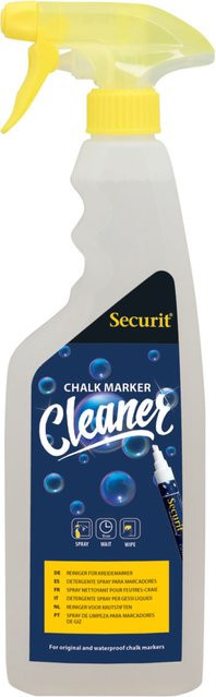 Securit Reinigungsspray für Kreidestifte Original und Waterproof, Silber, 750 ml - Bild 1