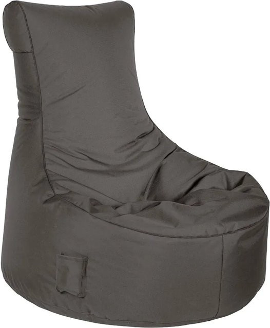 Sitting Point Sitzsack Swing Scuba in Anthrazit mit abwaschbarem Bezug, B: 65 cm, T: 90 cm, H: 95 cm - Bild 1