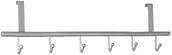 ALCO Türgarderobe mit 6 Haken aus Metall in Silber Matt, B/H: 60,0 x 17,0 cm - Bild 1