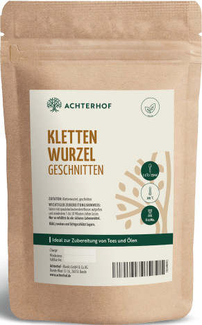 Achterhof Klettenwurzel geschnitten getrocknet 1000 g - Bild 1