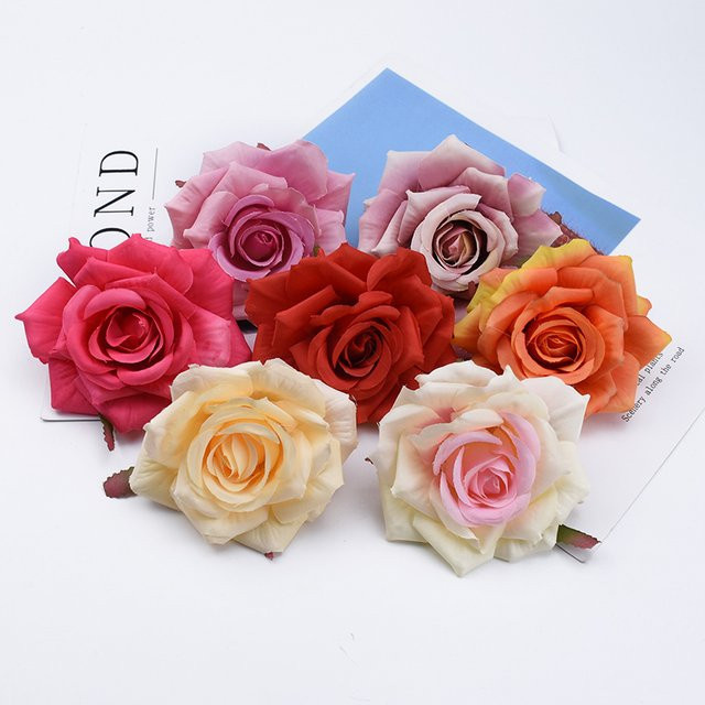 XIAOYINMO Künstliche Seidenrosen in Multicolour für Hochzeiten, Dekoration und DIY-Geschenke - Bild 1