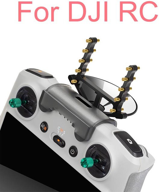 DJI Antenne Signal Booster mit Halterung für RC Fernbedienung in Schwarz für Mini 3, Mini 3 Pro, Air 2S und Mavic 3/3 Pro - Bild 1