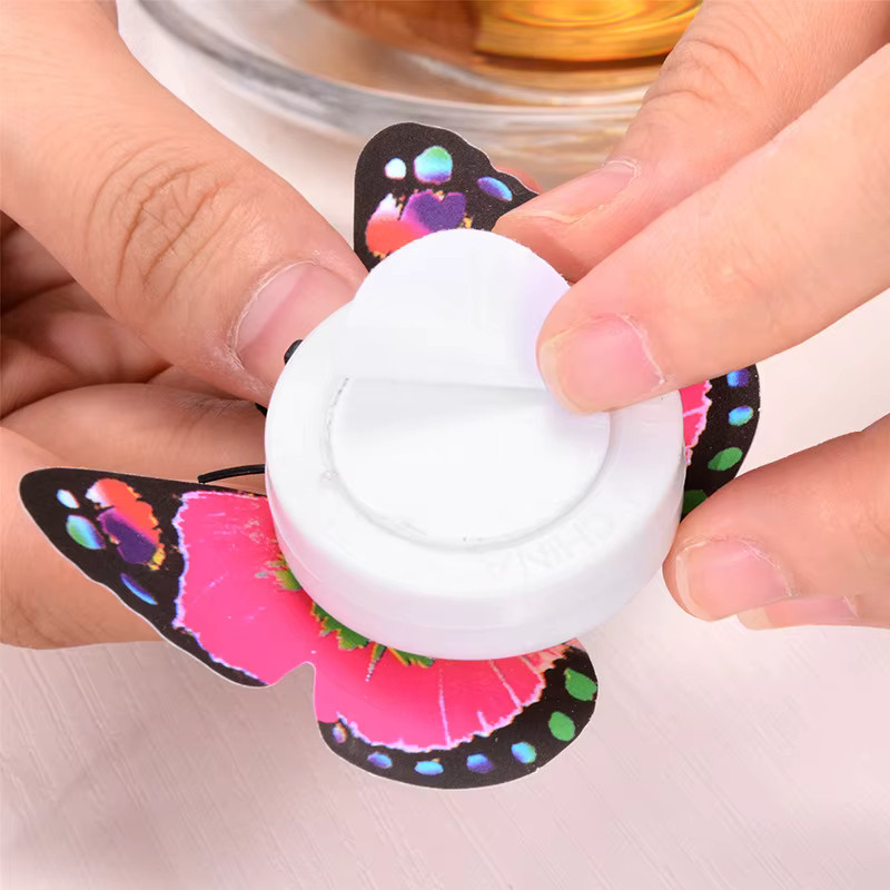 Buntes Schmetterling LED Nachtlicht mit Magnet für Kühlschrank und Wohnkultur, 2 Stück - Bild 5