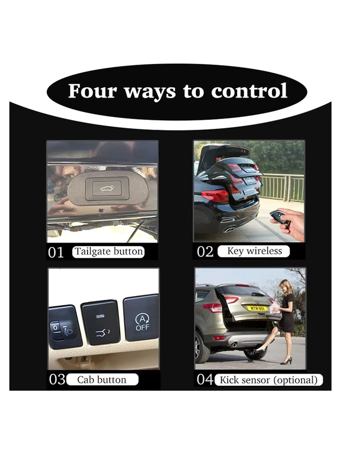 Elektrische Heckklappen-Lift-Nachrüstung für Honda FR-V/Edix 2007-2009 in Schwarz von liorlee - Bild 7