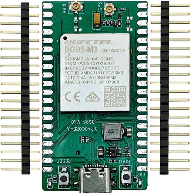 Quectel BG95-M3 Mini Entwicklungsboard mit 40PIN PCBA, LPWA GSM NB-IoT CAT-M Modul und GNSS Empfänger inklusive SIM-Kartensteckplatz - Bild 1