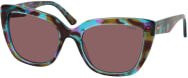 Mexx 6555 Sonnenbrille Cat Eye, Vollrand, Kunststoff, braun multicolour, Damen - Bild 1