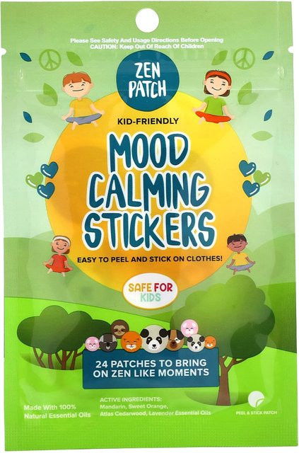 NATPAT Zen-Patch Aufkleber für Kinder, 24 Patches, Gelb - Bild 1