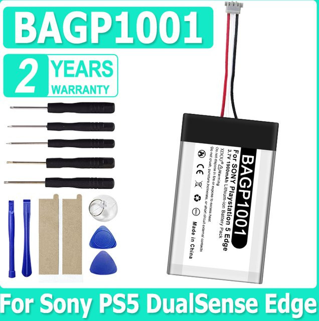 Perfine Ersatzakku für Sony PS5 DualSense Edge Controller mit 1900 mAh - Bild 1