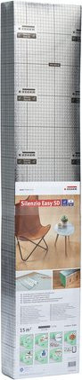 EGGER Unterlagsmatte Silenzio Easy SD für Laminat, 15 m², silberfarben - Bild 1