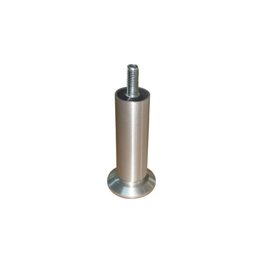 Simausrom Möbelfuß aus Aluminium in Silber Matt Geschliffen, Durchmesser: 30 mm, Länge: 100 mm - Bild 2