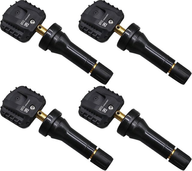 GANGLE 4er Set TPMS Reifendrucküberwachungssensor 10718213 in Schwarz für MG HS MG5 MG6 MG7 RISING ER6 F7 R7 433 MHz - Bild 1